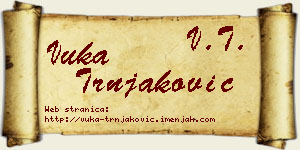 Vuka Trnjaković vizit kartica